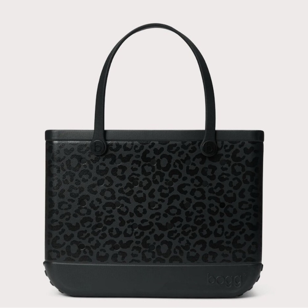 Black Leopard Bogg Bag XL